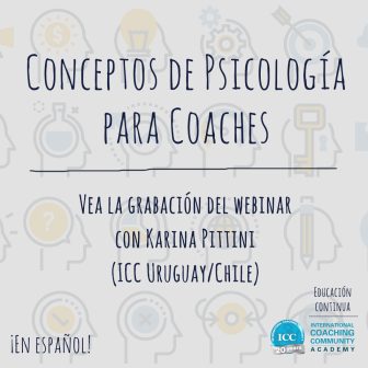 Grabación de Webinar – Conceptos de Psicología para Coaches